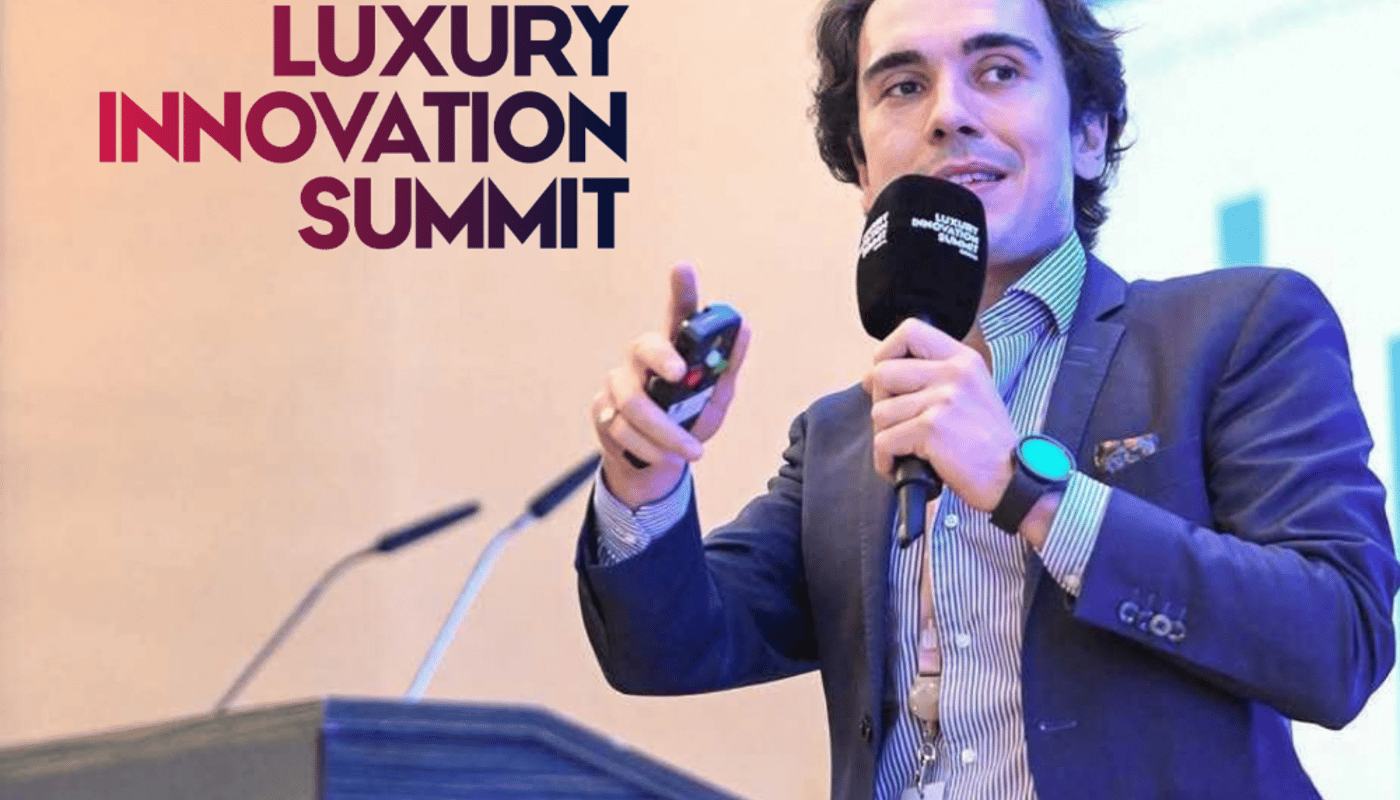Luxurynsight Chief Data Officer Alexis Amann joined Luxury Innovation Summit Geneva
