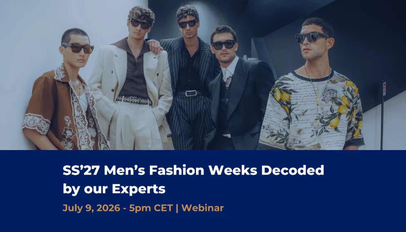 SS'27 Men's Fashion Weeks Upcoming Webinar