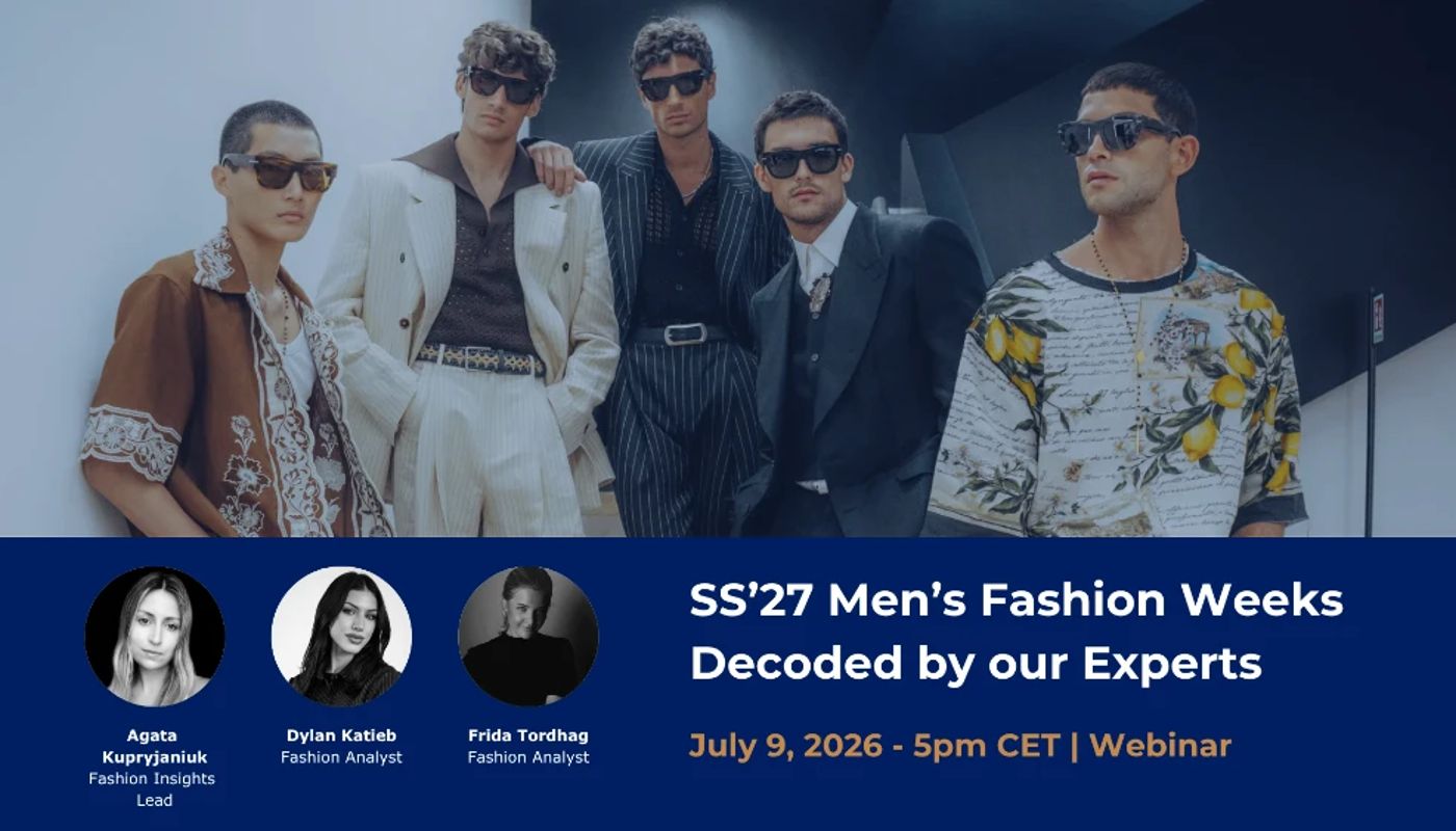 SS'27 Men's Fashion Weeks Upcoming Webinar