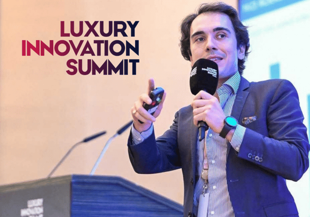 Image of Luxurynsight Chief Data Officer Alexis Amann joined Luxury Innovation Summit Geneva