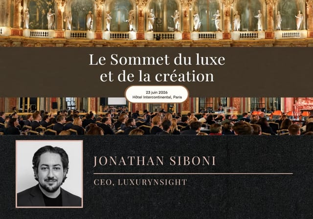 Image of Redefining Luxury Value: Jonathan Siboni at the Sommet du Luxe