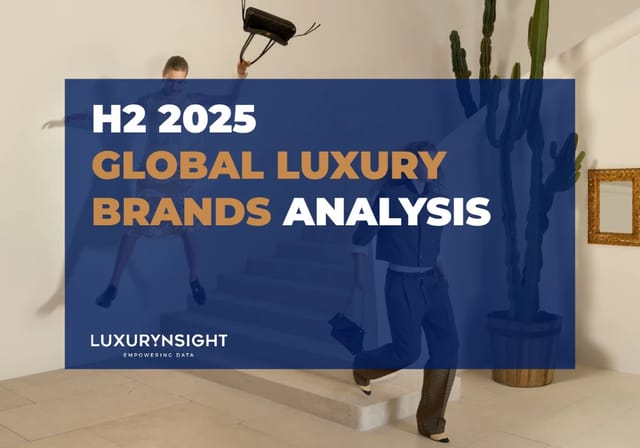Image of Global Luxury Brand Analysis H2 2025 Report