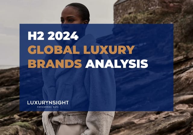 Image of Global Luxury Brand Analysis 2024 Report