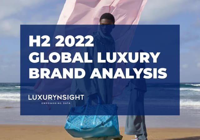 Image of Global luxury Brand analysis H2 2022