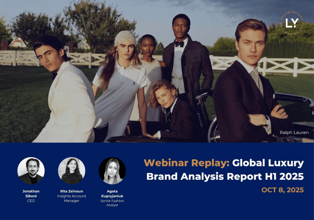 Image of Insights on Global Luxury Brands H1 2025 – Luxurynsight Webinar