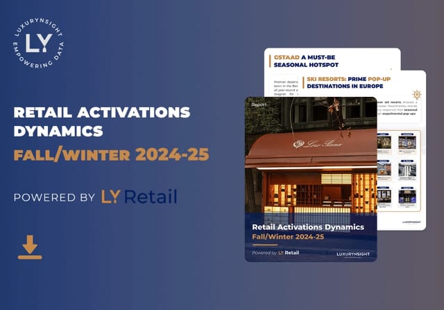 Image of Luxurynsight Retail Activations Dynamics Fall/Winter 2024-25 Report