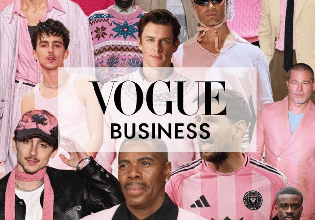 Image of Pink in Menswear: Political Symbol, Fashion Trend, or Commercial Opportunity?