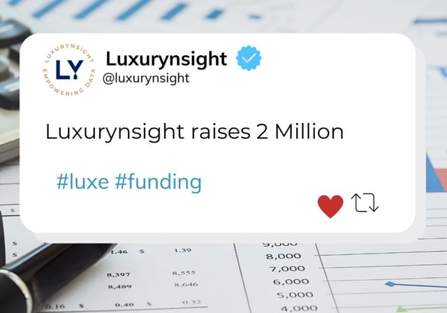 Image of Luxurynsight raises 2 million in funding